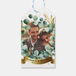 FOTO Wedding Vielen Dank Eucalyptus Blätter Gesche Geschenkanhänger