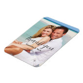 Foto Wedding Vielen Dank Magnet (Linke Seite)