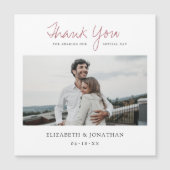 Foto Wedding Vielen Dank Magnet (Vorderseite)