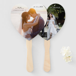 FOTO Wedding Welcome Hand Fan Fächer