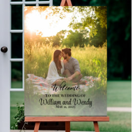 Foto Wedding Welcome Sign Poster