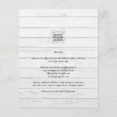 FOTO WEDING INVITATION Budget Overlay Text LeahG Flyer (Hinten)