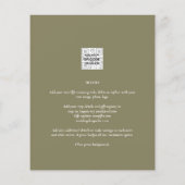 FOTO WEDING INVITATION Budget Overlay Text LeahG Flyer (Hinten)