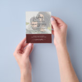 FOTO WEDING INVITATION Budget Overlay Text LeahG Flyer (Gruppe)