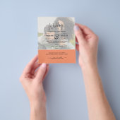 FOTO WEDING INVITATION Budget Overlay Text LeahG Flyer (Gruppe)