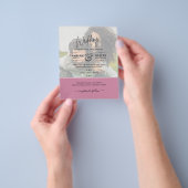 FOTO WEDING INVITATION Budget Overlay Text LeahG Flyer (Gruppe)