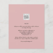 FOTO WEDING INVITATION Budget Overlay Text LeahG Flyer (Hinten)