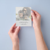 FOTO WEDING INVITATION Budget Overlay Text LeahG Flyer (Gruppe)