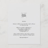 FOTO WEDING INVITATION Budget Overlay Text LeahG Flyer (Hinten)
