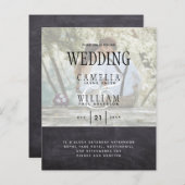FOTO WEDING INVITATION Overlay Text LeahG HAUSHALT (Vorne/Hinten)