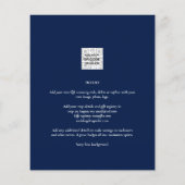 FOTO WEDING INVITATION Overlay Text LeahG HAUSHALT (Rückseite)