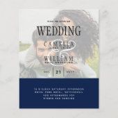 FOTO WEDING INVITATION Overlay Text LeahG HAUSHALT (Vorderseite)