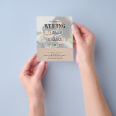 FOTO WEDING INVITATION Overlay Text LeahG HAUSHALT Flyer (Gruppe)