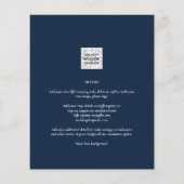 FOTO WEDING INVITATION Overlay Text LeahG HAUSHALT Flyer (Hinten)