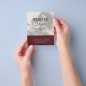 FOTO WEDING INVITATION Overlay Text LeahG HAUSHALT Flyer (Gruppe)