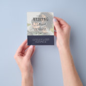 FOTO WEDING INVITATION Overlay Text LeahG HAUSHALT Flyer (Gruppe)