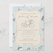 FOTO WEDING INVITATION | Vintage Liebe Einladung (Rückseite)