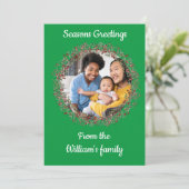 Foto Weihnachten (Stehend Vorderseite)