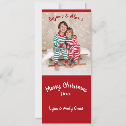 Foto Weihnachten (Vorderseite)