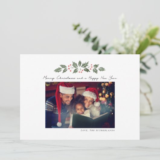 Foto Weihnachten (Stehend Vorderseite)