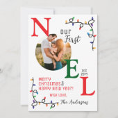 Foto Weihnachten Erstes Weihnachten (Vorderseite)