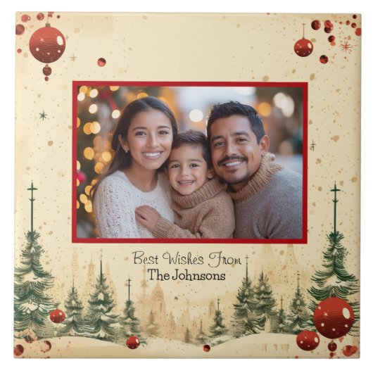 Foto Weihnachten Fliese (Vorderseite)