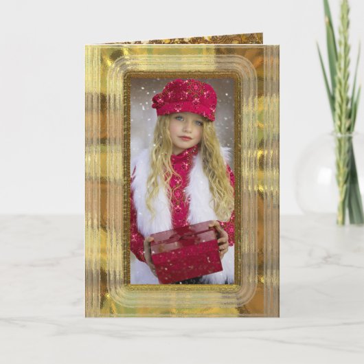 Foto Weihnachten Karte (Vorderseite)