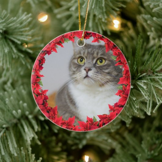 Foto Weihnachten Keramik Ornament (Baum)