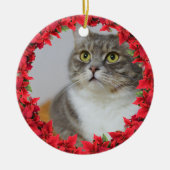 Foto Weihnachten Keramik Ornament (Vorne)