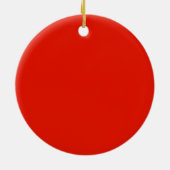 Foto Weihnachten Keramik Ornament (Hinten)