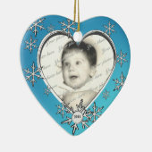 Foto Weihnachten Keramik Ornament (Rechts)