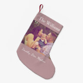 Foto Weihnachten Kleiner Weihnachtsstrumpf (Vorderansicht (hängend))