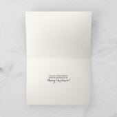 Foto Weihnachten Modern Inspirivity Card Karte (Innenseite)