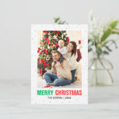 Foto Weihnachten | modern zeitlos (Stehend Vorderseite)