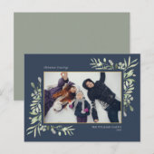 Foto Weihnachten Moderne Elegante Landschaft Blume (Vorne/Hinten)