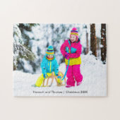 Foto Weihnachten Personalisiert Puzzle (Horizontal)