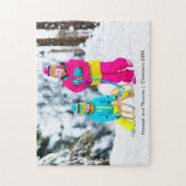 Foto Weihnachten Personalisiert Puzzle (Vertikal)
