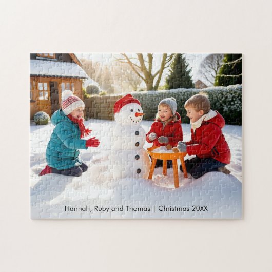 Foto Weihnachten Personalisiert Puzzle (Horizontal)