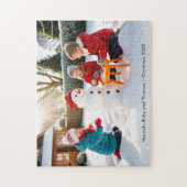 Foto Weihnachten Personalisiert Puzzle (Vertikal)