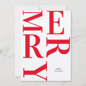 Foto Weihnachten und Rot froh (Vorderseite)