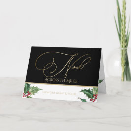 FOTO Weihnachten Watercolor Holly Red Berries Colo Karte