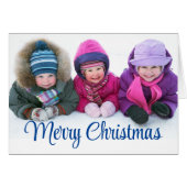 Foto Weihnachten / Weihnachtskarte (Vorderseite (Horizontal))