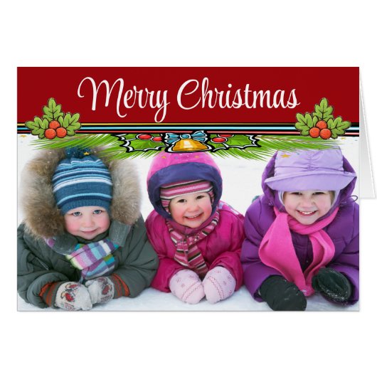 Foto Weihnachten / Weihnachtskarte (Vorderseite (Horizontal))