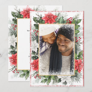 Foto Weihnachten Xmas Feiertag Schnee Karte