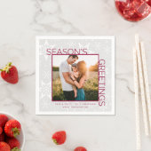 Foto Weihnachts-Party Serviette (Beispiel)