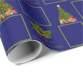 Foto Weihnachtsbaum Geschenkpapier (Rolleneckpunkt)