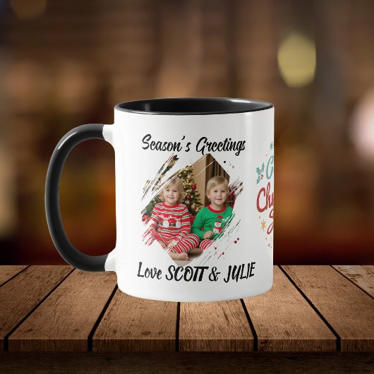 Foto Weihnachtsfamilie Persönliche Tasse