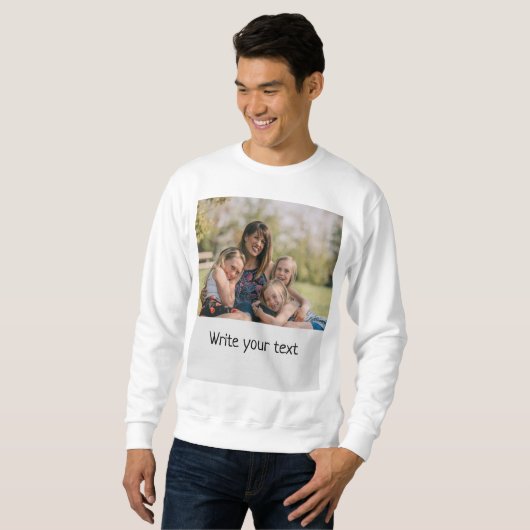 Foto Weihnachtsfeier Sweatshirt (Vorne ganz)