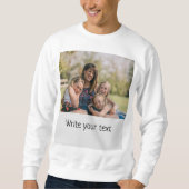 Foto Weihnachtsfeier Sweatshirt (Vorderseite)