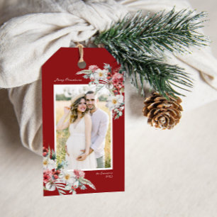 Foto Weihnachtsfeiertag Geschenkanhänger